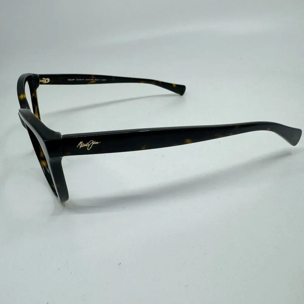 Maui Jim MJ769-10 Canna‎ Black Brown Womens Sunglasses Frames Only 54[]18 H11437